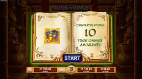 Book of Kings Gratis Spins