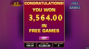 Blazing Bells Gesamtgewinn