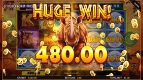Rhino Rampage Gesamtgewinn