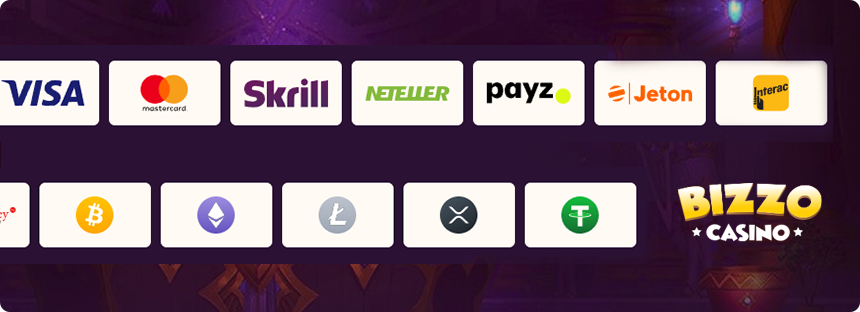 Bizzo Casino Zahlungsmethoden