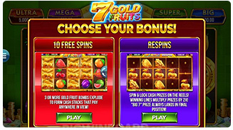7 Gold Fruits Bonus