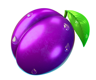 7 Gold Fruits Pflaume Symbol