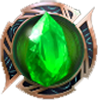 Gods of Oblivion Grüner Edelstein Symbol