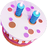 Mega Party Bucks Torte Symbol