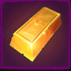 Merlin's Alchemy Goldbarren Symbol