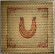 Tarasque Hufeisen Symbol