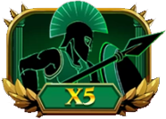 Undefeated Xerxes Multiplikator Wild Symbol