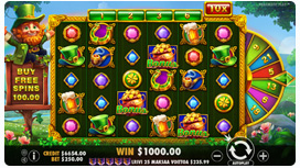 Wheel O'Gold Bonus