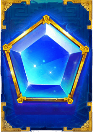 Aztec Powernudge Blauer Edelstein Symbol