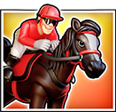 Big Bass Day at The Races Roter Reiter Symbol