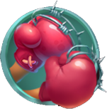 Brawlers Bar Cash Collect Boxhandschuhe Symbol