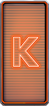 Casino Heist Megaways K Symbol