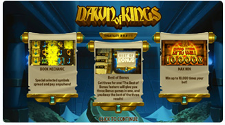 Dawn of Kings Eigenschaften