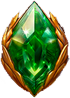 Dragon's Dawn Grüner Edelstein Symbol