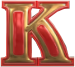 Fireworks Megaways K Symbol
