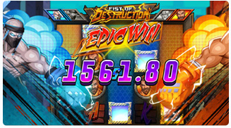 Fist of Destruction Großer Gewinn