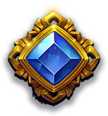 Gates of Gatot Kaca 1000 Blauer Edelstein Symbol