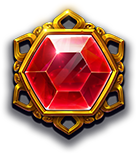 Gates of Gatot Kaca 1000 Roter Edelstein Symbol