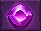Gears of Hours Violetter Edelstein Symbol