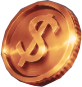 Most Wanted Bronzemünze Symbol