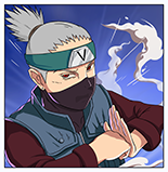 Power of Ninja Blauer Ninja Symbol