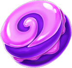 Sugar Bomb DoubleMax Lila Bonbon Symbol