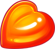 Sugar Rush 1000 Orange Süßigkeiten Symbol