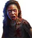 Train to Seoul Mädchen Zombie Symbol