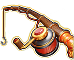 Big Bass Secrets of The Golden Lake Angelrute Symbol