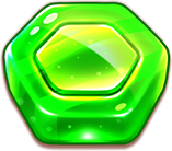 Candy Blitz Bombs Grün gestreiftes Bonbon Symbol