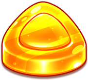 Candy Blitz Bombs Gelbe Bonbons Symbol