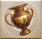 Gods of Olympus lll Megaways Amphoren Symbol