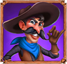 Gold Rush Frenzy Megaways Banditen Symbol