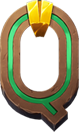 Golden Wheels of Egypt Q Symbol