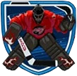 Hockey Fever Penny Roller Torwart Symbol