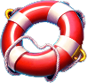 Ice Lobster Rettungsring Symbol