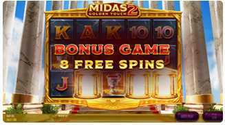 Midas Golden Touch 2 Freispiele