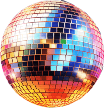 Mr Tain's Party Night Diskokugel Symbol