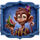 Mystery Genie Fortunes of the Lamp Affe Symbol