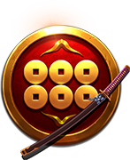 Rise of Samurai IV Rotes Wild Multiplikator Symbol