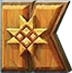 White Wolf Moon K Symbol