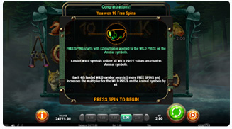 Wild Survivor-Freispiele