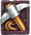 Dwarf & Dragon Symbol Spitzhacke
