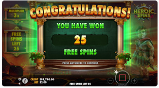 Heroic Spins Freispiele