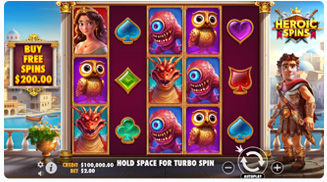 Heroic Spins Spielverlauf