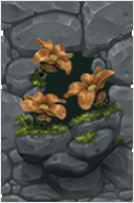 Honey HuntersOrange Blume Symbol