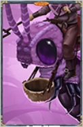 Honey Hunters Lila Insekt Symbol