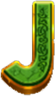 Revenge of Loki Megaways J Symbol