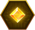 Rise of Pyramids Gelbes Edelstein-Symbol