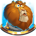 Space Zoo Löwe Symbol